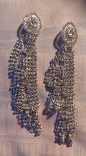 Load image into Gallery viewer, Handmade rhinestone mesh clip on earrings Kargo Fresh