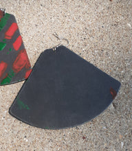 Load image into Gallery viewer, Handpainted A Tribe Called Quest Midnight Marauders Inpsired Wooden Hoop Earrings Kargo Fresh