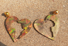 Load image into Gallery viewer, Handpainted Abstract Africa Clip On Earrings Kargo Fresh