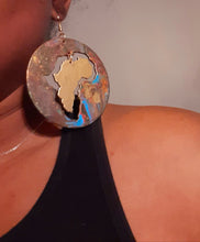 Load image into Gallery viewer, Handpainted Abstract Africa Earrings Kargo Fresh