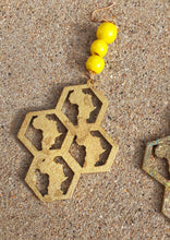 Load image into Gallery viewer, Handpainted Abstract Africa Earrings Kargo Fresh