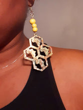 Load image into Gallery viewer, Handpainted Abstract Africa Earrings Kargo Fresh