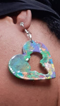Load image into Gallery viewer, Handpainted Abstract Love Africa Earrings Kargo Fresh