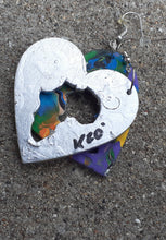 Load image into Gallery viewer, Handpainted Abstract Love Africa Earrings Kargo Fresh