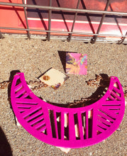 Load image into Gallery viewer, Handpainted Abstract Wooden Collar Necklace And Earrings Set Kargo Fresh