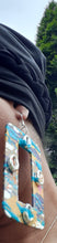 Load image into Gallery viewer, Handpainted Abstract Wooden Earrings Kargo Fresh
