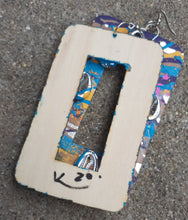 Load image into Gallery viewer, Handpainted Abstract Wooden Earrings Kargo Fresh