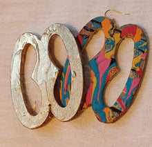 Load image into Gallery viewer, Handpainted Adinkra Symbol Earrings Kargo Fresh