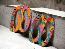Load image into Gallery viewer, Handpainted Adinkra Symbol Earrings Kargo Fresh