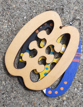 Load image into Gallery viewer, Handpainted Adinkra Symbol Earrings Kargo Fresh