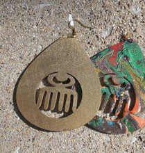 Load image into Gallery viewer, Handpainted Adinkra symbol Earrings Kargo Fresh