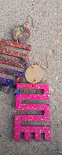 Load image into Gallery viewer, Handpainted Adinkra symbol Earrings Kargo Fresh
