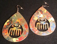 Load image into Gallery viewer, Handpainted Adinkra symbol Earrings Kargo Fresh
