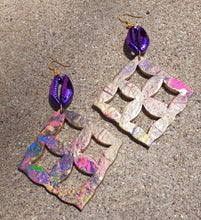 Load image into Gallery viewer, Handpainted Adinkra symbol Earrings Kargo Fresh