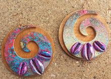 Load image into Gallery viewer, Handpainted Adinkra symbol Earrings Kargo Fresh