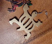 Load image into Gallery viewer, Handpainted Adinkra symbol Earrings Kargo Fresh