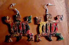 Load image into Gallery viewer, Handpainted Adinkra symbol Earrings Kargo Fresh