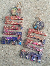 Load image into Gallery viewer, Handpainted Adinkra symbol Earrings Kargo Fresh
