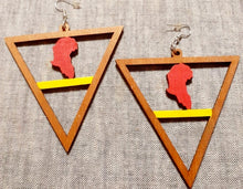 Load image into Gallery viewer, Handpainted Africa Earrings Kargo Fresh