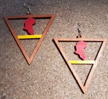 Load image into Gallery viewer, Handpainted Africa Earrings Kargo Fresh