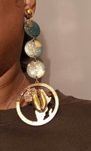 Load image into Gallery viewer, Handpainted Africa clip on Earrings Kargo Fresh