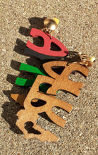 Load image into Gallery viewer, Handpainted Afro Clip On Earrings Kargo Fresh