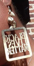 Load image into Gallery viewer, Handpainted Afrocentric Black Lives Matter Earrings Kargo Fresh
