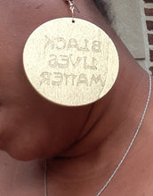 Load image into Gallery viewer, Handpainted Afrocentric Black Lives Matter Earrings Kargo Fresh