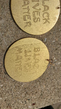 Load image into Gallery viewer, Handpainted Afrocentric Black Lives Matter Earrings Kargo Fresh