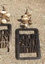 Load image into Gallery viewer, Handpainted Afrocentric Black Lives Matter Earrings Kargo Fresh