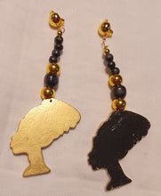 Load image into Gallery viewer, Handpainted Afrocentric Clip On Earrings Kargo Fresh
