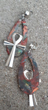 Load image into Gallery viewer, Handpainted Ankh Clip On Earrings Kargo Fresh