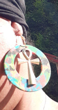 Load image into Gallery viewer, Handpainted Ankh Earrings Kargo Fresh