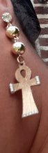 Load image into Gallery viewer, Handpainted Ankh Earrings Kargo Fresh
