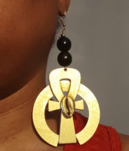 Load image into Gallery viewer, Handpainted Ankh Earrings Kargo Fresh