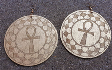 Load image into Gallery viewer, Handpainted Ankh Earrings Kargo Fresh