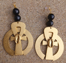 Load image into Gallery viewer, Handpainted Ankh Earrings Kargo Fresh