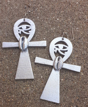 Load image into Gallery viewer, Handpainted Ankh Earrings Kargo Fresh