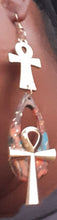 Load image into Gallery viewer, Handpainted Ankh Earrings Kargo Fresh