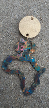 Load image into Gallery viewer, Handpainted Gye Nyame Adinkra Africa Earrings Kargo Fresh