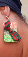 Load image into Gallery viewer, Handpainted Pan African AFRICA RBG Earrings Kargo Fresh