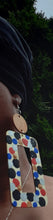 Load image into Gallery viewer, Handpainted Polka Dot Wooden Earrings Kargo Fresh