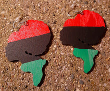 Load image into Gallery viewer, Handpainted RBG Earrings Kargo Fresh