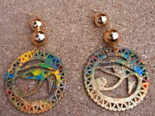 Load image into Gallery viewer, Handpainted Ra Earrings Kargo Fresh