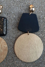 Load image into Gallery viewer, Handpainted Statement Afrocentric Earrings Kargo Fresh