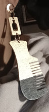 Load image into Gallery viewer, Handpainted Wooden Afro Comb Earrings Kargo Fresh