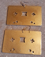 Load image into Gallery viewer, Handpainted Wooden Cassette Tape Earrings Kargo Fresh