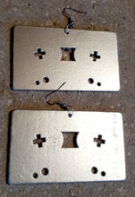 Load image into Gallery viewer, Handpainted Wooden Cassette Tape Earrings Kargo Fresh
