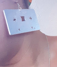 Load image into Gallery viewer, Handpainted Wooden Cassette Tape Earrings Kargo Fresh