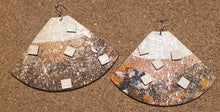 Load image into Gallery viewer, Handpainted XL Abstract Wooden Earrings Kargo Fresh